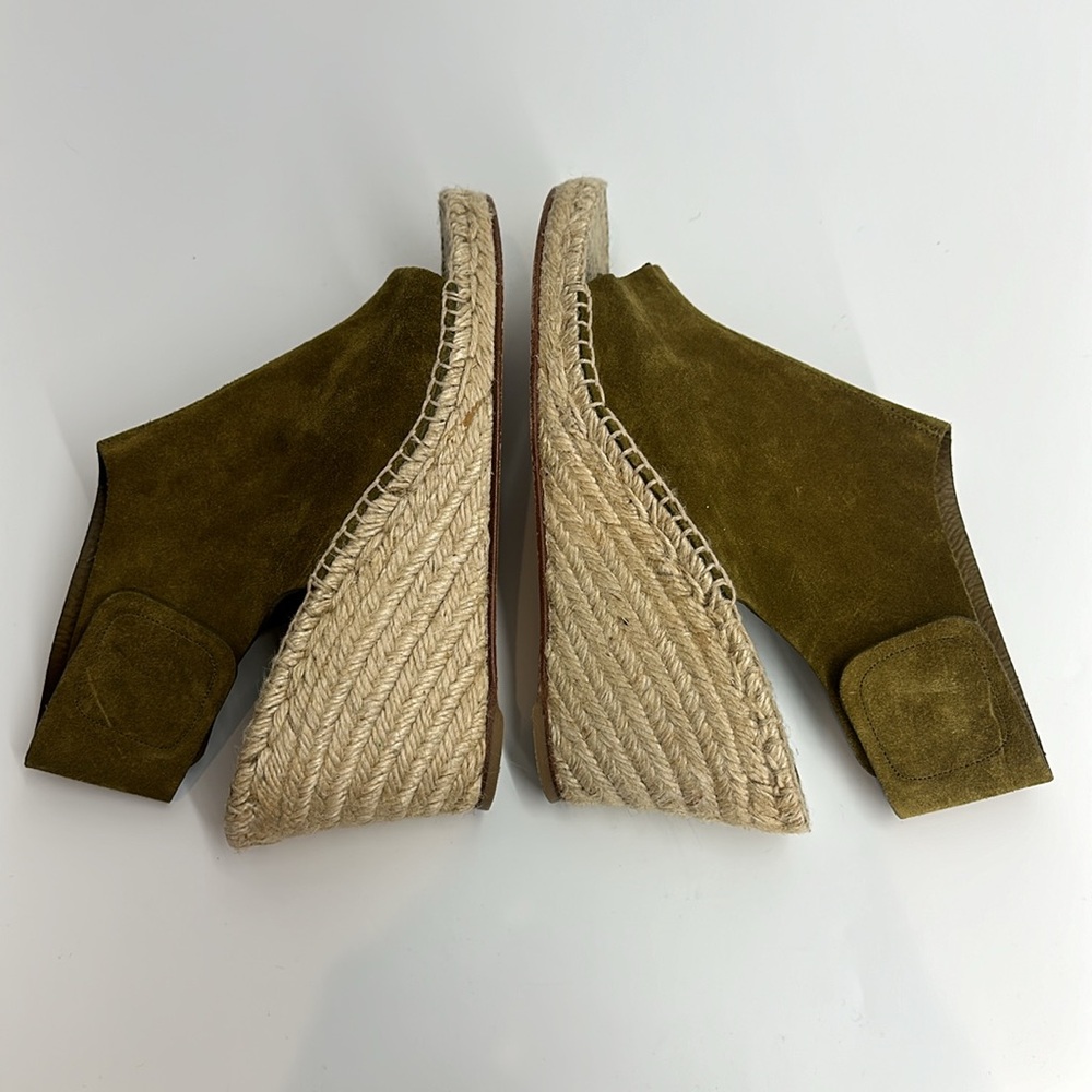 CELINE WEDGE ESPADRILLE SANDALS - Picture 6 of 14